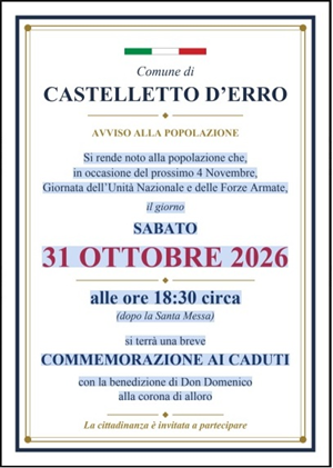 Commemorazione ai Caduti
